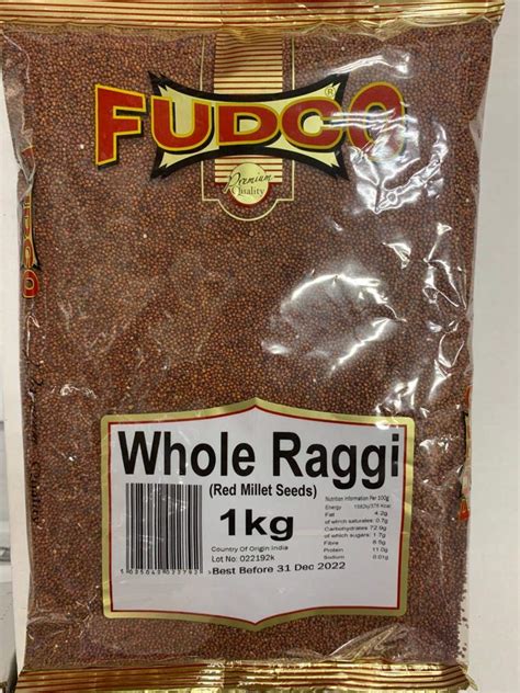 Fudco Whole Raggi Red Millet Seeds Kg