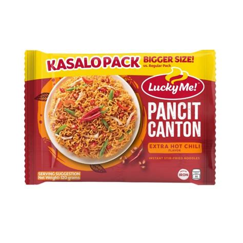 Lucky Me Pancit Canton Kasalo Pack Extra Hot Chili Flavor 120g Lazada PH