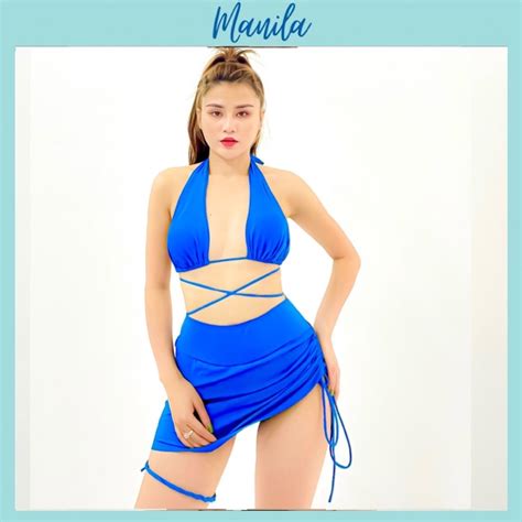 Women S Two Piece Bikini Beach Swimsuit In All Colors Mnl T Shopee Philippines