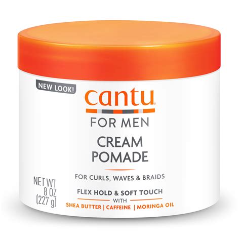 Cantu For Men Cream Pomade With Flexible Hold 8 Oz