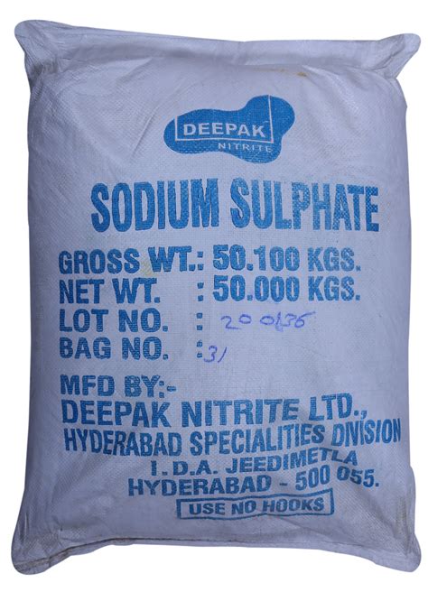 Deepak White Sodium Sulphate Bag Powder At Rs 11 Kg In Hyderabad ID