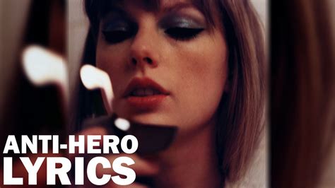 Taylor Swift Anti Hero Lyrics Youtube