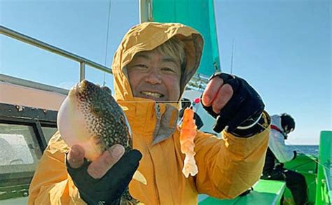 相模湾のフグ船でショウサイフグ好捕【ちがさき丸】 船中トラフグも顔出し Tsurinews Part 2