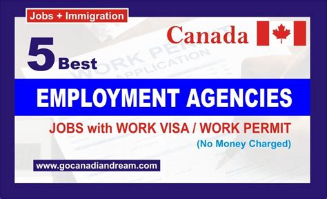 5 Best Employment Agencies In Canada For International Workers Offering