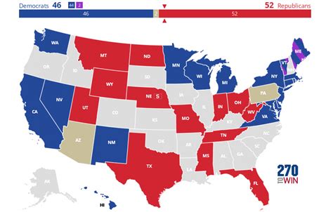 2024 Senate Election Interactive Map 270towin