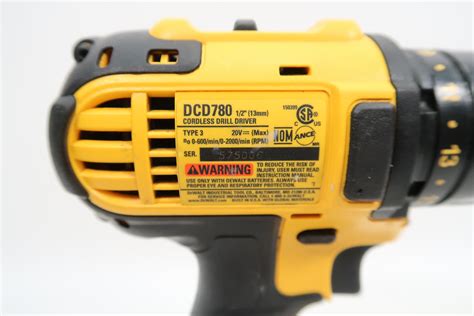 DeWalt DCD780 20V MAX Cordless Compact 1 2 In Drill Driver