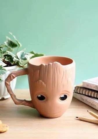 Taza Cerámica Baby Groot Marvel Regalo Original Meses sin interés