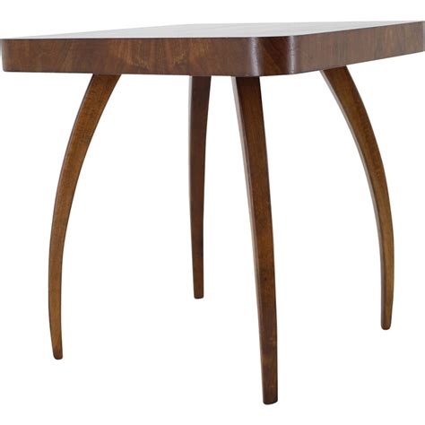 Table Basse Vintage Spider En Noyer Par Jindrich Halabala