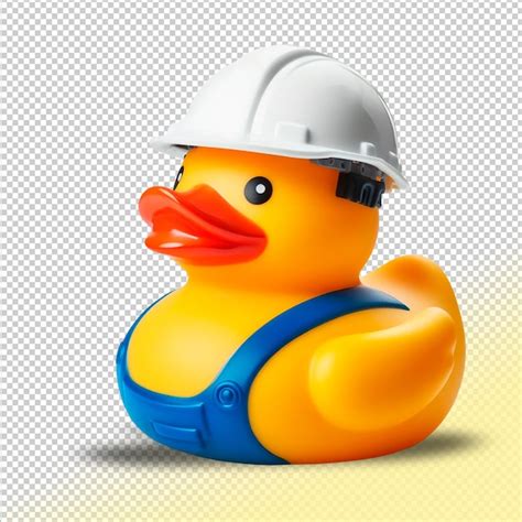 Premium Psd Psd Yellow Rubber Duck Builder On A Transparent Background