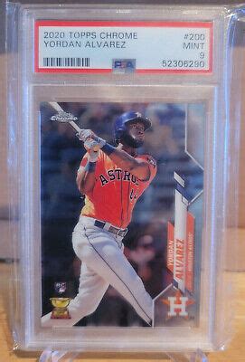 2020 TOPPS CHROME YORDAN ALVAREZ RC 200 PSA 9 EBay