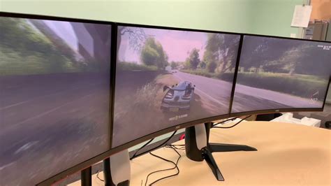 Amer Mounts AMR3S32 Forza Horizon 4 Triple Monitor Demo YouTube