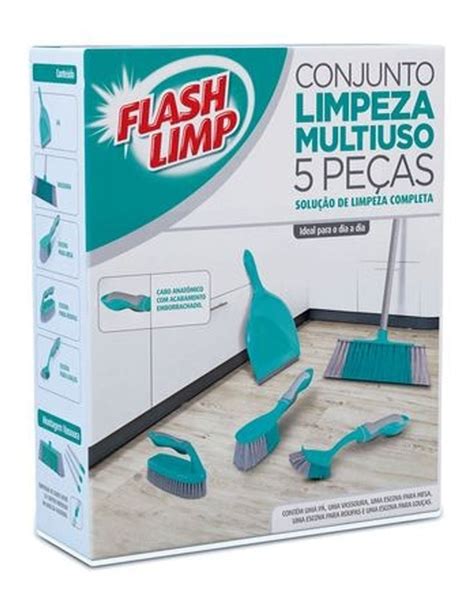 Vassoura Mop Conjunto Para Limpeza Multi Uso P S P De Lixo Mercado