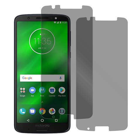 Looco Official Shop 2枚入り Loof Motorola Moto G6 Plus 用 保護フィルム 簡単貼り付け 画面保護 ソフトフィルム 気泡なし 傷防止 割れ