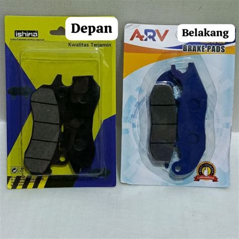 Jual Kampas Rem Motor Listrik Alva Cervo Depan Belakang Sepaket