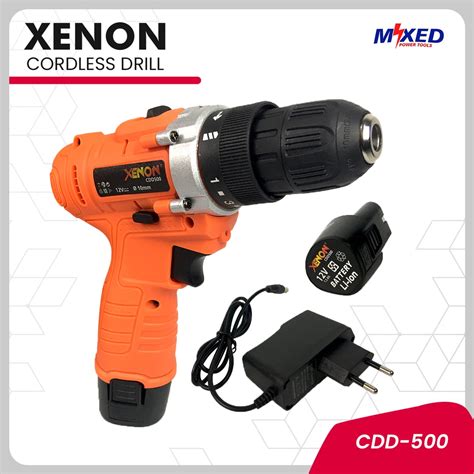 Jual Xenon Cdd Double Baterai Mesin Bor Cordless Baterai Charger