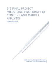 5 2 Final Project Milestone Two Draft Of Context And Market Analysis