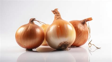 Premium Ai Image Onions On A White Background