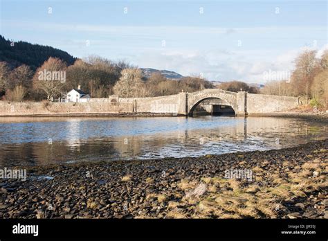 Old Bridge At Loch Fyne Stock Photo Alamy