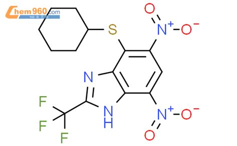 60167 88 6 1H Benzimidazole 4 Cyclohexylthio 5 7 Dinitro 2