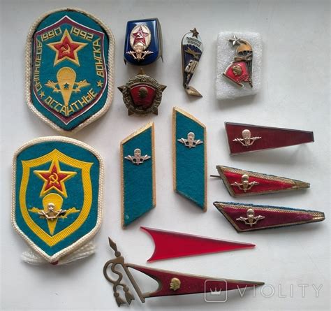 ДМБ ВДВ нарукавные знаки, знаки флажки на берет , погоны.. (116385225 ...
