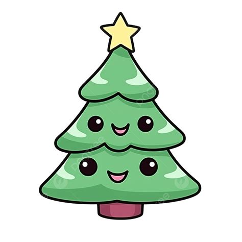 Dibujo De árbol Navidad Dibujos Animados Lindo Color Png Dibujos