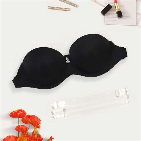 Beauwear Suti De Al A Invis Vel Para Mulheres Roupa Ntima Transparente Sem Costas Lingerie
