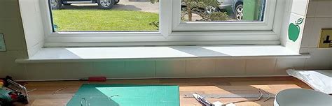 225mm White UPVC Window Board Cill Cover 2 5m Long 9mm Thick Plastic