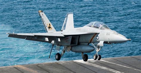 Top Gun Super Hornet Fighter Jet Worth £48m Blown Off Us Carrier Into