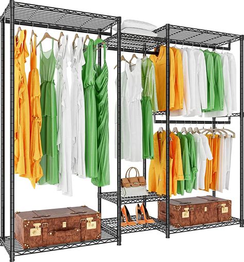 Raybee Clothes Rack Heavy Duty Clothing Racks For Hanging