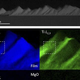 A Representative Cross Sectional Stem Haadf Overview Image Of Fe Tio