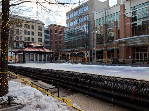 Rockville Nights Rockville Town Square Ice Rink Being Disassembled For