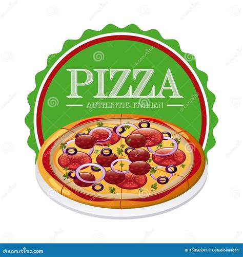 Pizza Design Stock Vector Illustration Of Vector Background 45850241