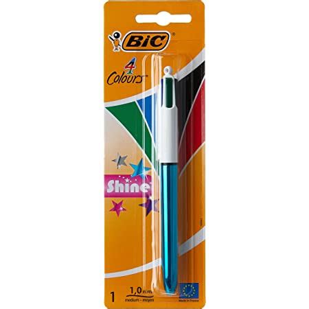 BIC 4 Colores Sun Retractable Bolígrafos retráctiles punta media 1 0