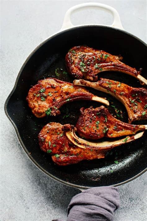 Easy Garlic Butter Lamb Chops Chatham Mills Farmers Market