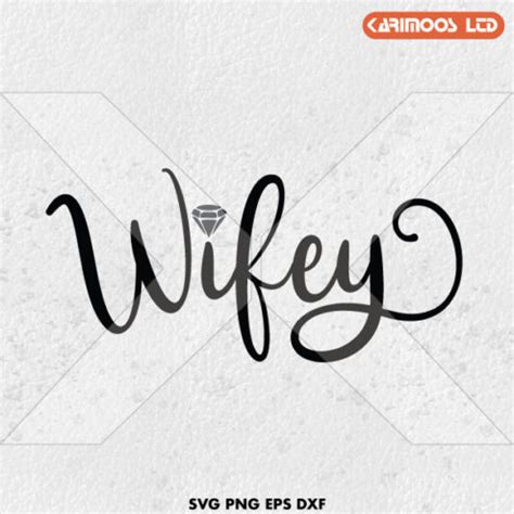 Wifey Svg Svg Diamond Wifey Cut Files Svg For Cricut Engaged Ring