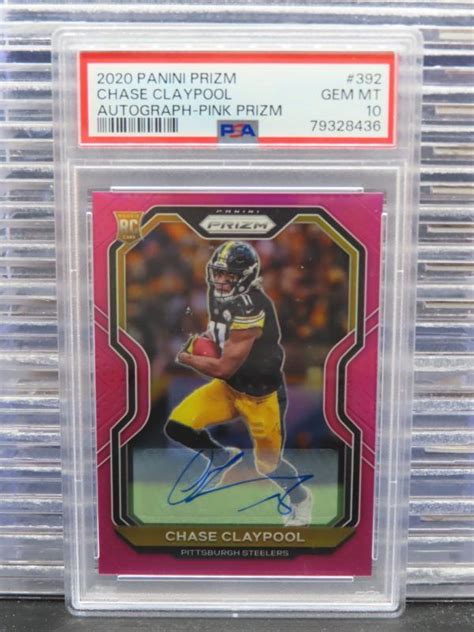 Chase Claypool Mosaic Nfl Debut Choice Red Green Price