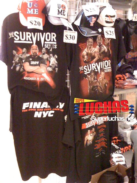 Exclusiva La venta de Mercancía Oficial de WWE durante el PPV Survivor