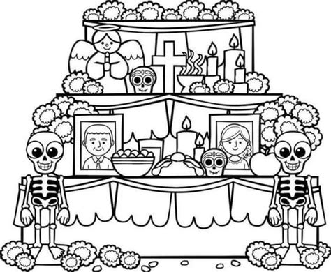 Dibujos Para Descargar Y Colorear Del Día De Muertos Tus Buenas Noticias