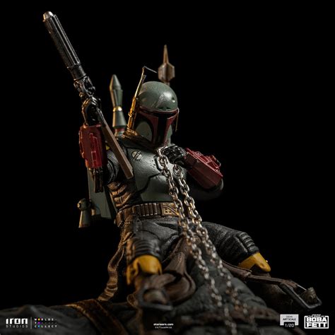 Boba Fett Takes His Rancor For A Ride With Iron Studios 110