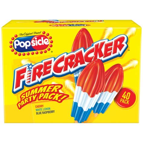 Popsicle Ice Pops Firecracker 40 Ct Instacart