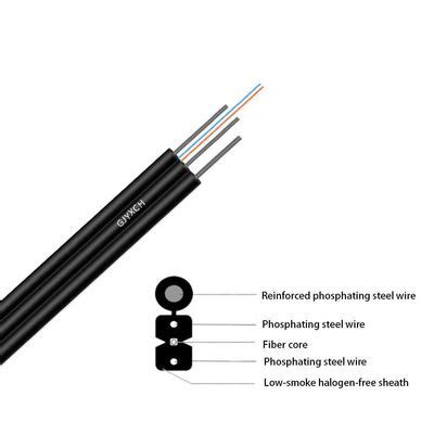 Gjxh B Ftth Fiber Optic Cable Indoor Drop Cable Pvc