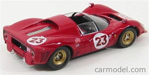 MATTEL HOT WHEELS P9958 Scale 1 43 FERRARI 330 P3 4 0L V12 SPIDER TEAM FERRARI SPA SEFAC N 23