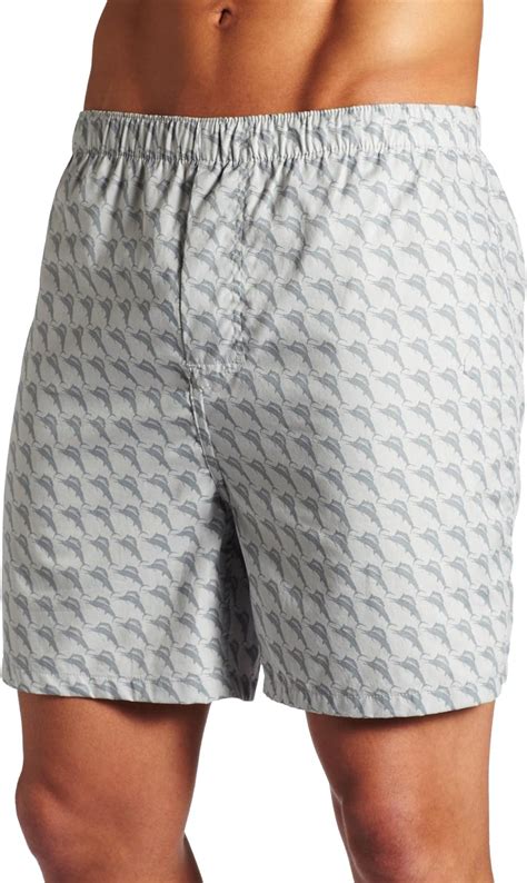 Tommy Bahama Mens Island Washed Cotton Marlin Print Dark