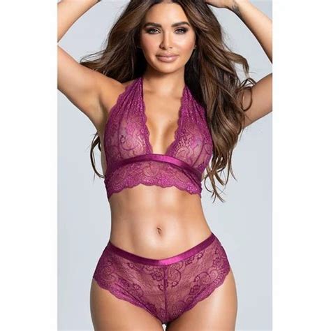 Nylon Floral Racerback Lingerie Set At 185 Set In New Delhi ID 2855273842573