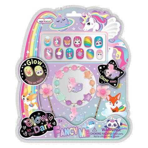 Hot Focus Set Noktiju I Modni Dodaci Glow In The Dark Baby Center Internet Trgovina