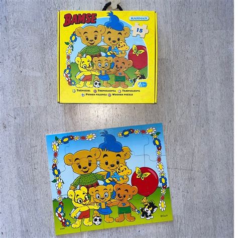 Se produkter som liknar Superfint BAMSE pussel i trä på Tradera