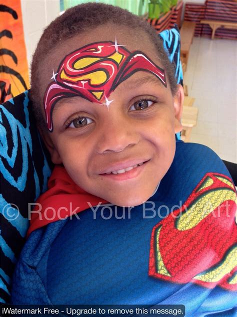 face paint superhero 4