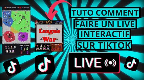 TUTO COMMENT FAIRE UN LIVE INTERACTIF SUR TIKTOK YouTube