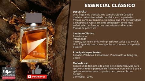 ESSENCIAL CLÁSSICO Deo Parfum Essencial Clássico Masculino 100ml