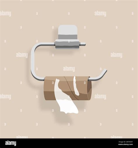 Ran Out Of Toilet Paper Element Vector Stock Vector Image And Art Alamy